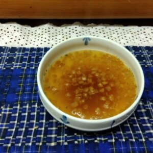 お節料理に飽きたら♬クミンオレガノ香るトマトスープ